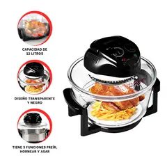 GENERICO - Cocinadora para el Hogar en Negro Y+Envoltorio de Regalo