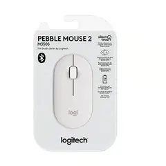 LOGITECH - Mouse Logitech Pebble 2 M350 Blanco Bluetooth