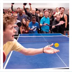 GENERICO - Set Util de 60 Pelotas de Ping Pong de Color Anaranjado