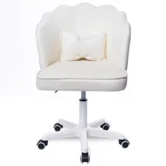 BUCKINGHAM - Silla Giratoria de Escritorio Oficina Q1 Blanca