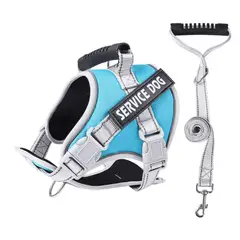 GENERICO - ARNÉS CELESTE TALLA XL REFLECTANTE PARA PERROS CON ASA