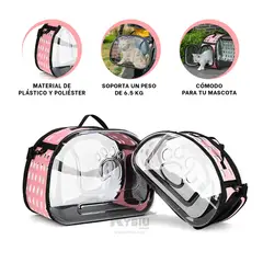 RYBIU IMPORT - Jaula para Perros y Gatos en Color Rosado Y+Ligas de Regalo