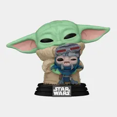 FUNKO - POP STAR WARS - GROGU WITH ANZELLAN DROIDSMITH