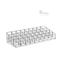 GENERICO - Soporte con 36 Divisiones Transparente Y+Regalo Stickers