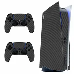 SKIN - Ps5 Fibra carbono Plomo