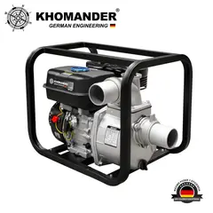 KHOMANDER - MOTOBOMBA AUTOCEBANTE 3" x 3" A GASOLINA MOTOR 7.5 HP -