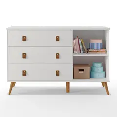 GENERICO - Comoda Moderna 3Cj Blanco ZurielAmore Home