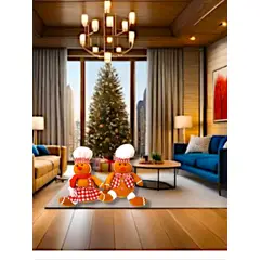 GENERICO - Pack de peluche navideño Grande galleta jengibre