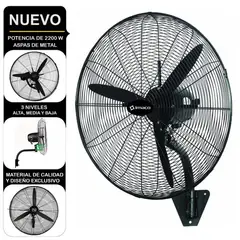 IMACO - Ventilador De Pared Industrial WF2630 220W Negro