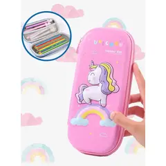 GENERICO - CARTUCHERA 3D ESCOLAR DISEÑOS VARIADOS PARA NIÑAS KAWAII