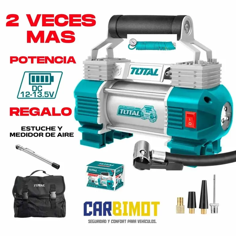 MINI COMPRESORA INFLADOR DE AIRE 12V PORTATIL PARA LLANTAS