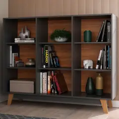 TU MESITA - Librero Multiusos Jacobo color Negro