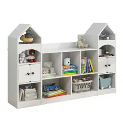 GENERICO - Librero Estante Organizador Infantil Balbo Blanco Petrox Home