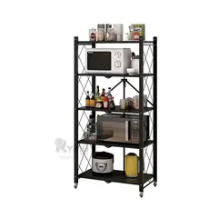 GENERICO - Mueble Organizadora de 5 Niveles Negro Y+Regalo Agendita