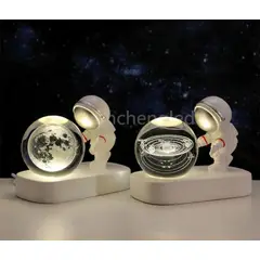 GENERICO - LÁMPARA LED TRES D MODELO ASTRONAUTA