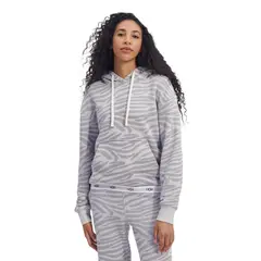 UGG - Polera con Capucha Lawna Print - Gris - L