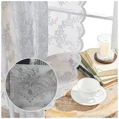 INSPIRA - Cortina de Voile cortina elegante 140 X 240 cm SET Bordado
