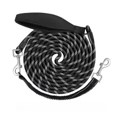 GENERICO - CORREA RESISTENTE NTR 3M PARA PERROS - REFLECTANTE NEGRO