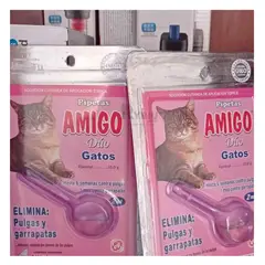 RYBIU IMPORT - Pipeta para Pulgas en Color Morado Y+Papel de Regalo