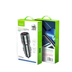 GENERICO - Cargador BAVIN de Auto Carro 2 Puertos USB + Cable USB - C
