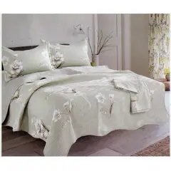 MINGDA - Set de Cubrecama 2 pz de 5 Piezas 100% Calidad Premiun