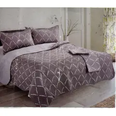 MINGDA - Set de Cubrecama 2 pz de 5 Piezas 100% Calidad Premiun