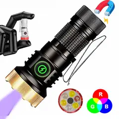 LIDIMI - Linterna Led recargable Potente impermeable de aluminio