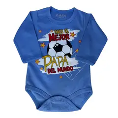 GENERICO - Body De Bebé Algodón Azul Talla 1