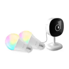 NEXXT SOLUTIONS - Nexxt - Kit Smart NHK-K121 Cámara 2K NHC-i710 + 2 Focos RGB NHB-C120