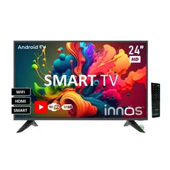 GENERICO - Televisor INNOS 24 LED HD Smart TV S2401KU Android 14