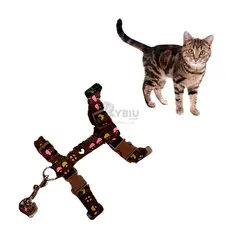 GENERICO - Arnes Practico para Conejos Delgado Color Marron Y+Agendita