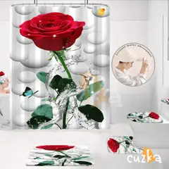 CASATEX - Juego De Baño Lujoso  De 7 Piezas Decorativas