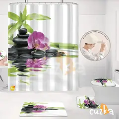 CASATEX - Juego De Baño Lujoso  De 7 Piezas Decorativas