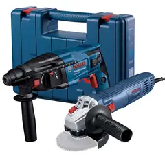 BOSCH - Rotomartillo SDS Plus 720W GBH 220 + Amoladora Angular 4 1/2" 710W GWS 700 0615.A00.1LV-000