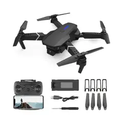 GENERICO - Drone Plegable E88 Pro 4K Cámara Dual
