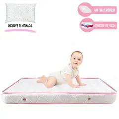 EBABY - Cuna Corral NOA 780 + Colchón 4" + Tina de Baño