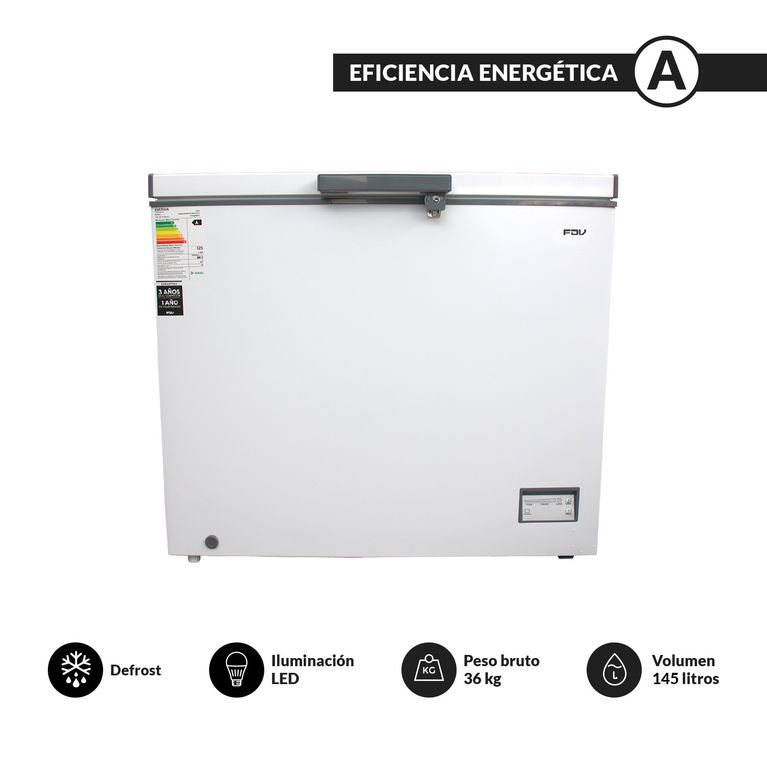 Congelador Horizontal Blanco 145 L FDV
