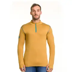 HARDWORK - POLERA DRY FIT HW SPX MANGA LARGA HOMBRE MUSTARD