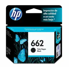 HP - Cartucho de Tinta 662 Negra Original