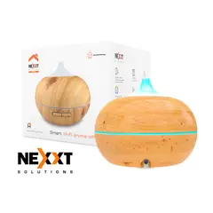 NEXXT SOLUTIONS - Difusor Smart de aroma Nexxt NHA-A600 Aromaterapia cobertura 20M LED 7 Colores
