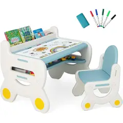 PERU IMPORTACIONES - Mesa Infantil Pizarra Borrador Multifuncional
