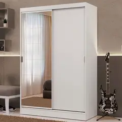 MADESA - Ropero Luke 2 Puertas Corredizas 1 Espejo