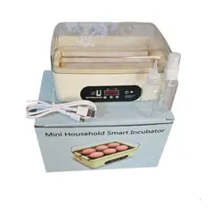GENERICO - Incubadora de 6 huevos automática 5V con Ovoscopio