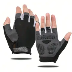 GENERICO - Guantes para Pesas GYM Negro Talla M