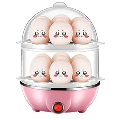 GENERICO - Hervidor de Huevos de Doble Capa Capacidad - Rosado