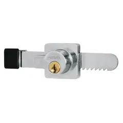 HERMEX - Cerradura Chapa para Vitrina Tipo Serrucho 43535 Hermex