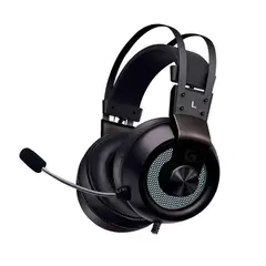 GAMBYTE - Audifono Blood Lord Grey 7.1 Con Microfono Jack Y Usb negro