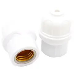 GENERICO - Socket cerámico blanco E27 para focos alta potencia