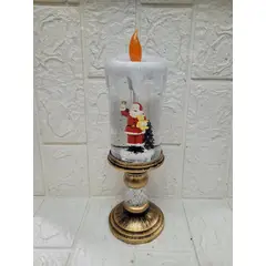 GENERICO - CANDELABRO EN FORMA DE VELA NAVIDEÑO DE PAPA NOEL 2