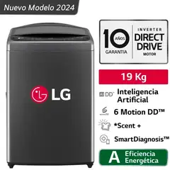 LG - LAVADORA LG 19 KG CARGA SUPERIOR AI DD INTELIGENCIA ARTIFICIAL WT19BV6T